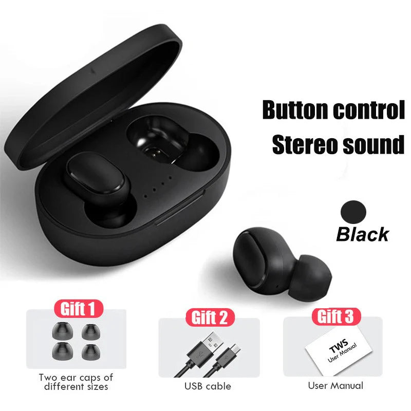 Shoabify A6S TWS Bluetooth 5.0 Earbuds Waterproof Wireless In-Ear Headset with Mic
