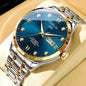 FEDYLON WATCH 1868 “Luxury Watch,” “Men’s silver Blue Luxury Quartz Watch.”