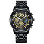 BINBOND 4010 Business Watches for Men Waterproof Stainless Steel Gold Male Wristwatches Relogio Masculino 2022 LESS RATE