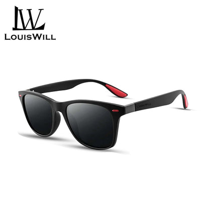 LouisWill Men Sunglasses Polarized Sunglasses UV400 Sunglasses Day Night Dual Use Safety Driving