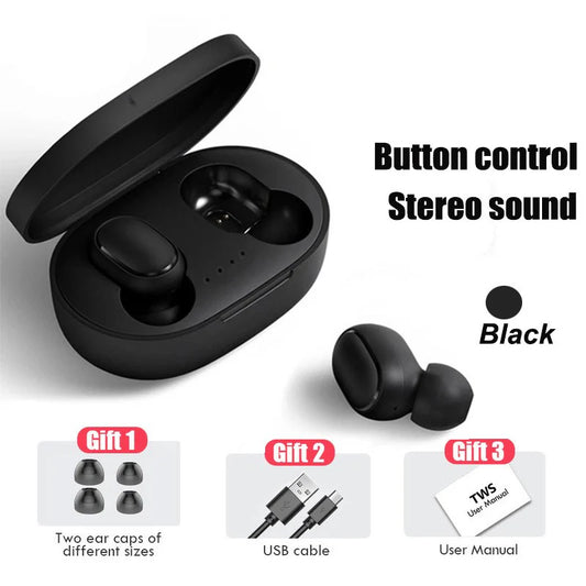 Shoabify A6S TWS Bluetooth 5.0 Earbuds Waterproof Wireless In-Ear Headset with Mic
