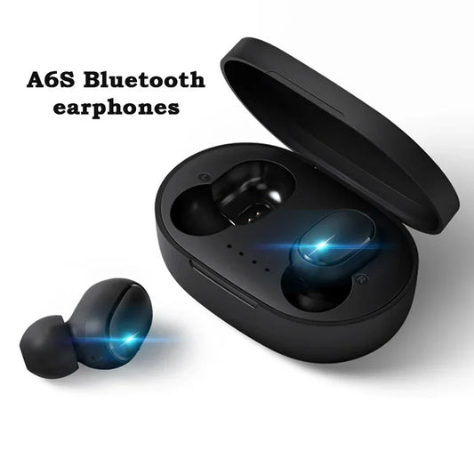 Shoabify A6S TWS Bluetooth 5.0 Earbuds Waterproof Wireless In-Ear Headset with Mic