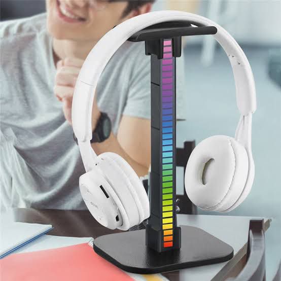 Shoabify RGB Headphone Stand with Mobile Holder
